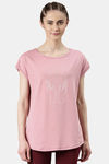 Enamor Relaxed Fitted Top - Mauve Love Magic Graphic — thumbnail 1